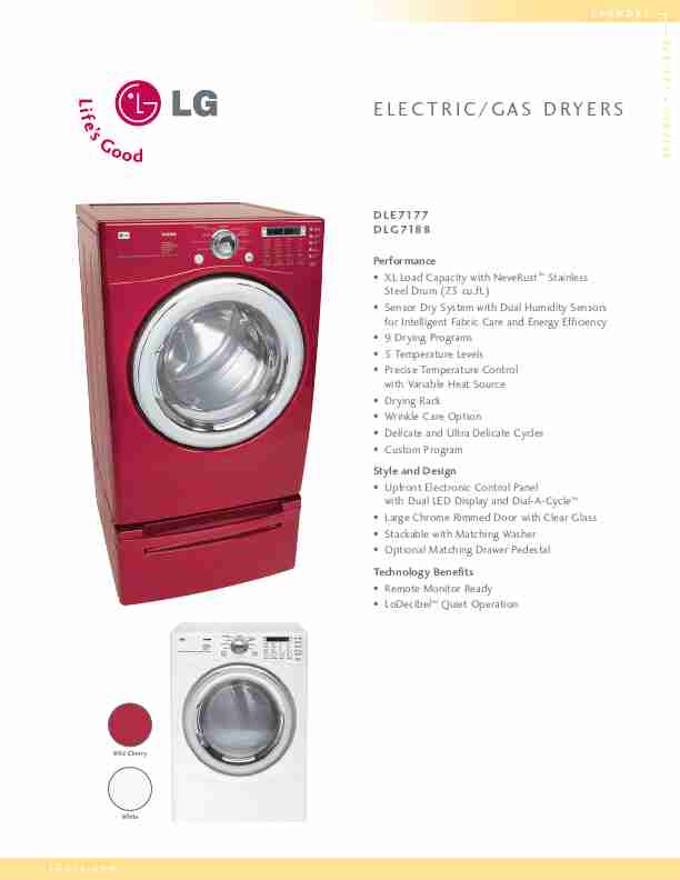 LG Electronics Clothes Dryer DLE7177-page_pdf